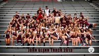 JGHS TRACK 2013 Posed team and individual photos...